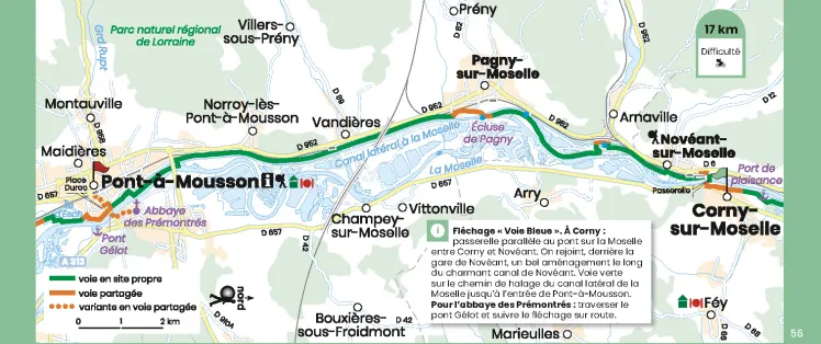 Guide Routard à vélo La Voie Bleue page démo